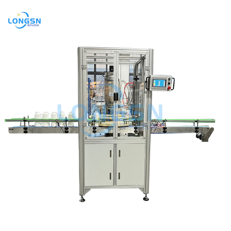 Szervo motoros műanyag palack nyakvágás és szivárgás tesztelő