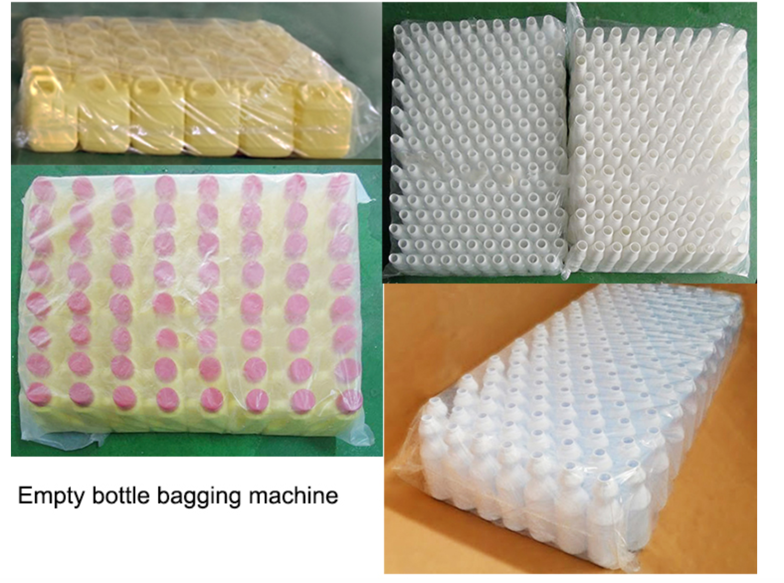 Automatikus nagysebességű műanyag üres palackzsákgép edények zsákoló csomagológép
