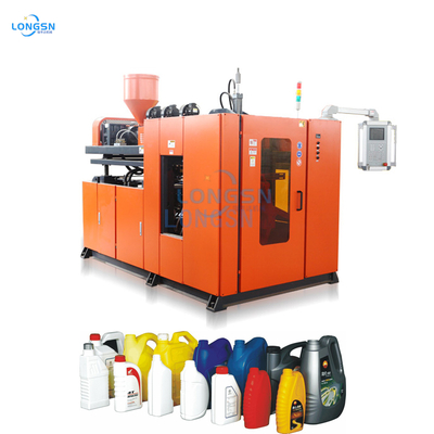 Egyetlen dupla állomás műanyag 1L 2L 3L 5L 10L Jerry Can Machinery PP Pe palack extrudáló öntőgép