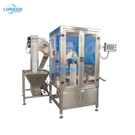 Automatikus műanyag palack sapka bélés gép sapka Wadding Machine